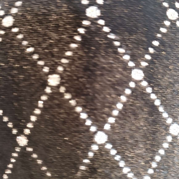 HIDEERPPY Mesh Insert Plaid Glitter/ Rhinestone Velvet Dress, Black Large - Picture 7 of 9